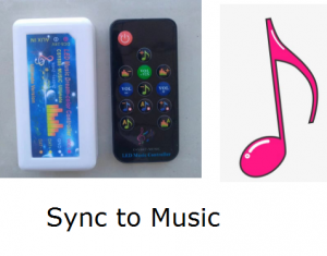 sync to music led pixel spi led controller