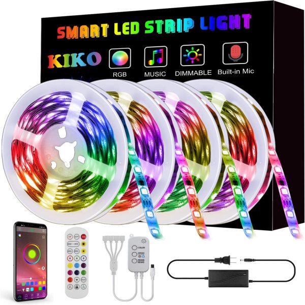 HappyLighting APP Smart Led Lights SMD 5050 RGB Color Changing Rope