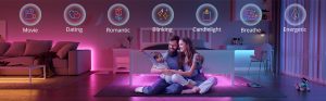 music sync rgb led strip wifi bluetooth tuya smart