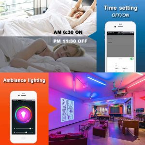 tuya smart wifi rgb led controller alexa music sync