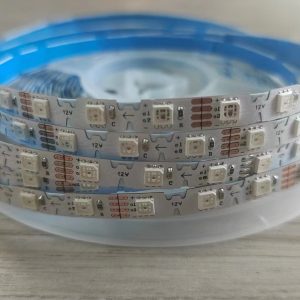 12V S Shape Digital Pixel Addressable RGBIC Dual Data SPI Pixel LED Strip