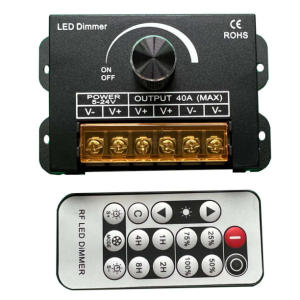Rotary Manual + RF Wireless Remote Control LED Dimmer