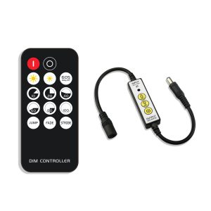 Manual + IR Wireless Remote Control LED Dimmer