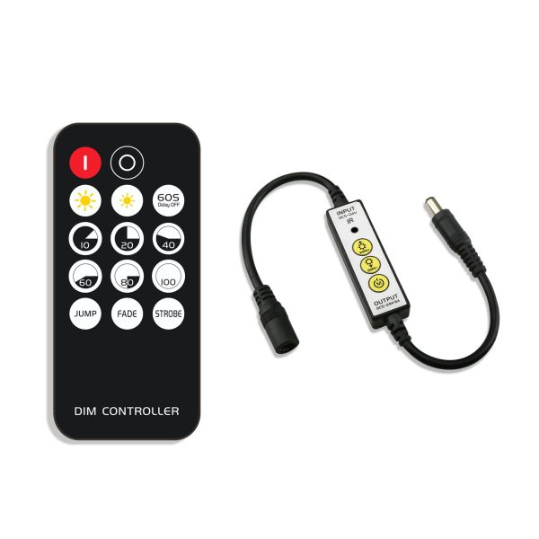 Manual + IR Wireless Remote Control LED Dimmer