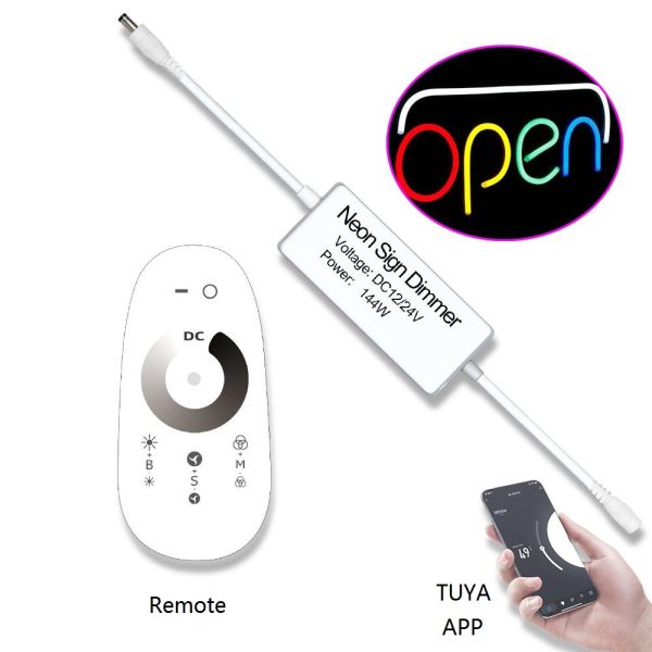 Remote + Tuya App Control Wireless Led Dimmer Single Color