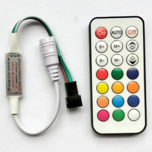 21 Key mini RF Remote Controller for Digital Pixel LED