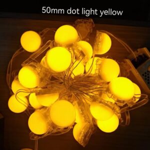 12V 24V 30mm 50mm Single Color Dot Light