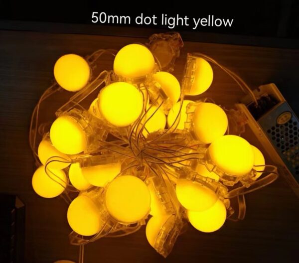 12V 24V 30mm 50mm Single Color Dot Light