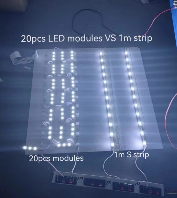 Super LED-S 12V 24V Super LED S Strip with Optics Lens 170° Beam Angle IP65 - Image 2