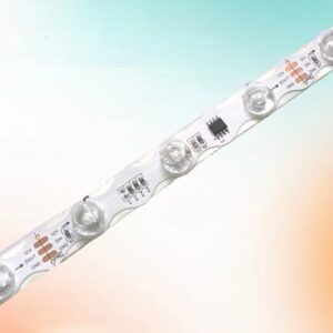 12V S Type Zigzag Bendable Digital RGBic SPI Pixel LED Strip with Lens