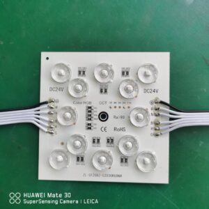 24V RGBCW (RGB+CCT) LED Block Light with Diffuse Reflection Lens